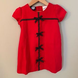 So La Vita toddler dress in crisp red 4T